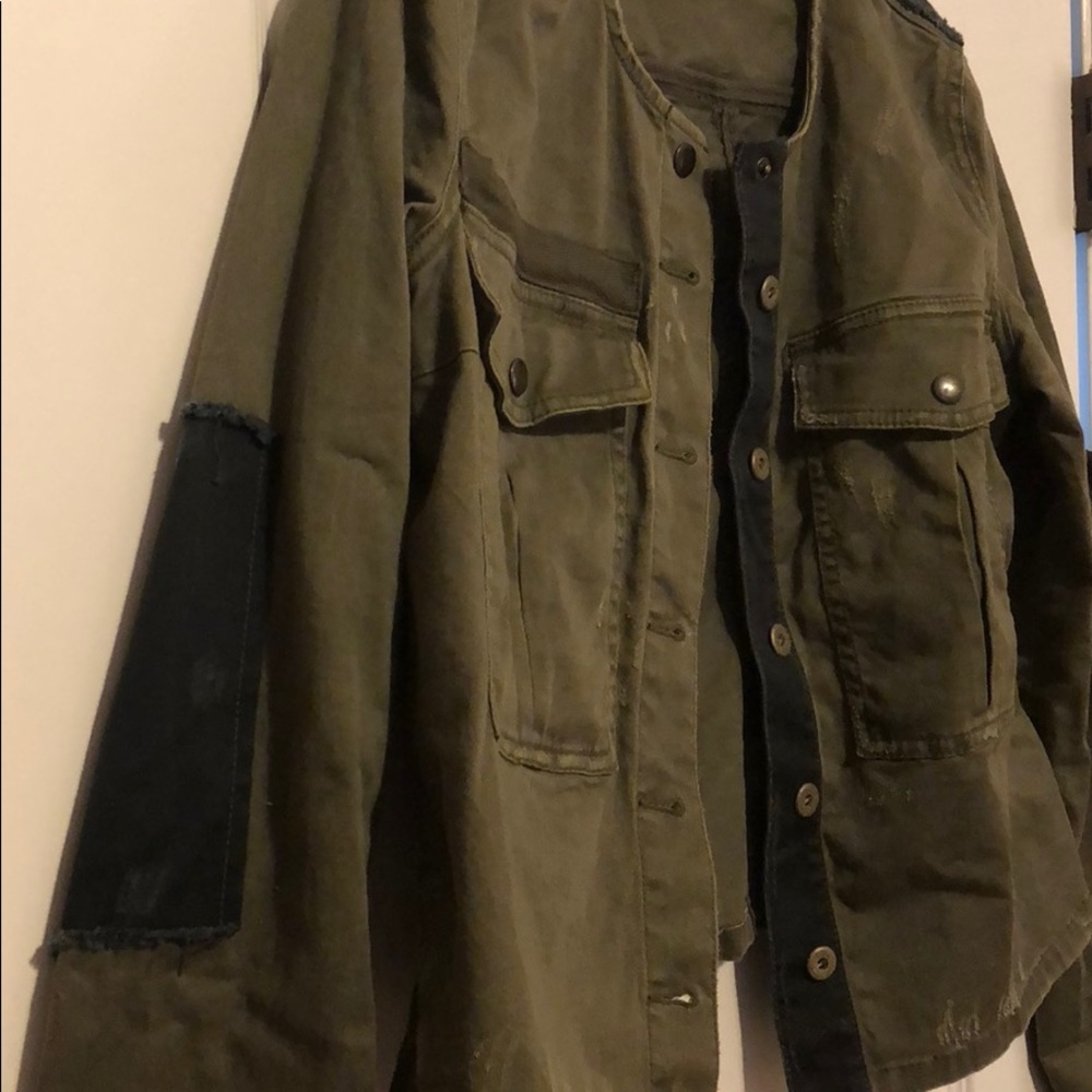 Free People Army Jacket - Picture 2 of 3